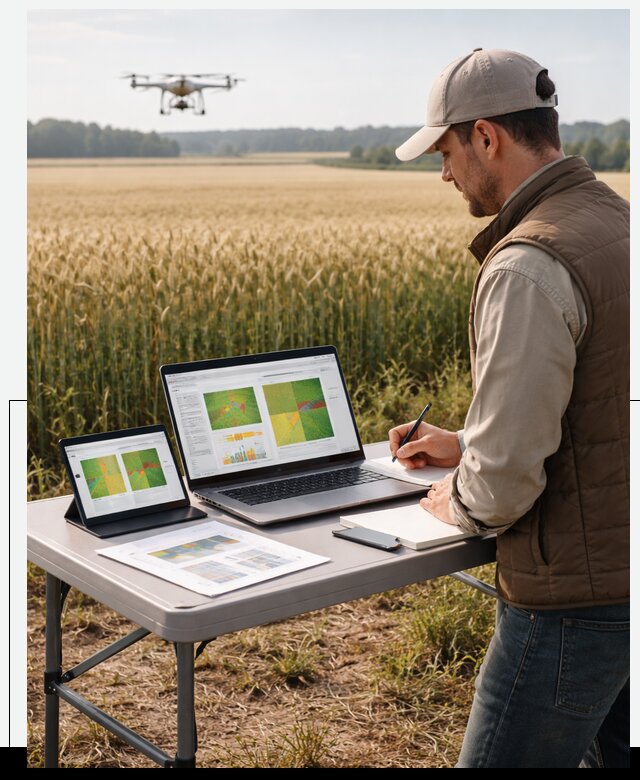 Система AI прогнозирования урожайности для точных агрономий в Кушве